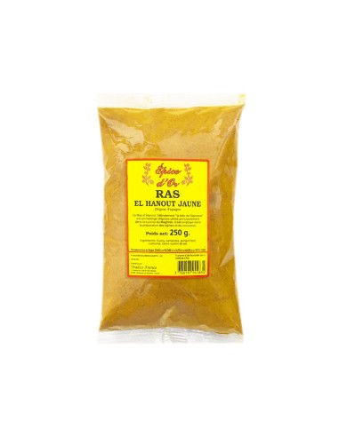 RAZ EL HANOUT JAUNE 250G