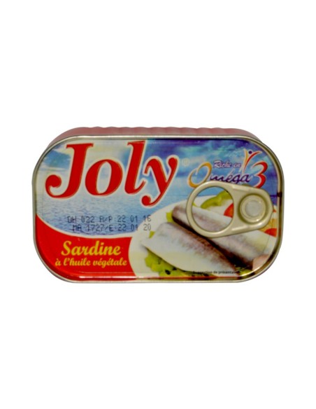 Sardine JOLY huile 125g