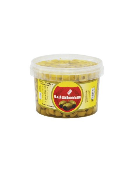 OLIVES VERTES RONDELLES 600G