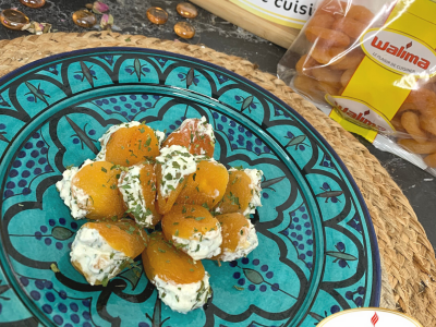 Recette Abricot chèvre farcie